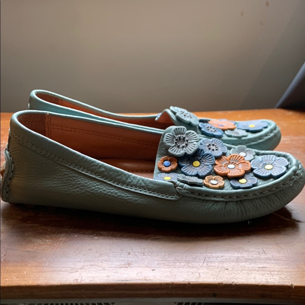 Coach Tea Rose Crosby Driver loafers - Picture 2 of 6